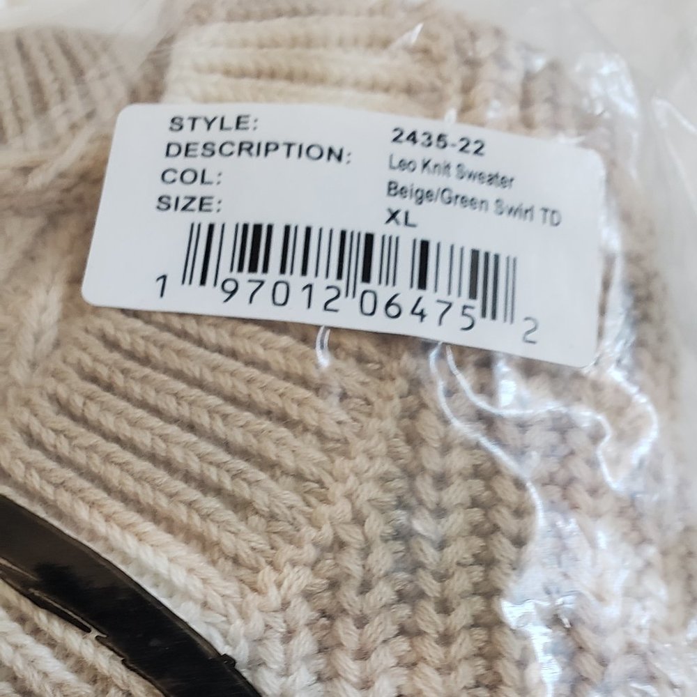 NWT: SER.O.YA LEO KNIT SWEATER Unisex..Size XL - Picture 7 of 10